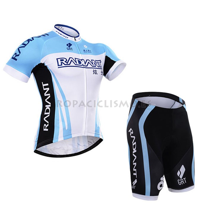 2015 Maillot TO THE FORE mangas cortas Azul